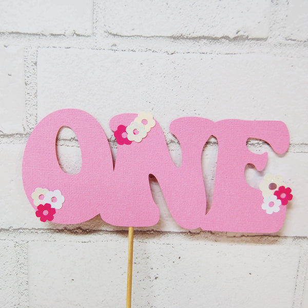 Onestock "ONE" Cake Topper