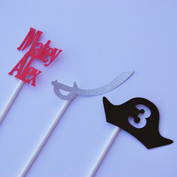 Pirate Cupcake Toppers