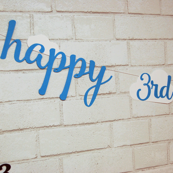 Planes and Trains Birthday Banner