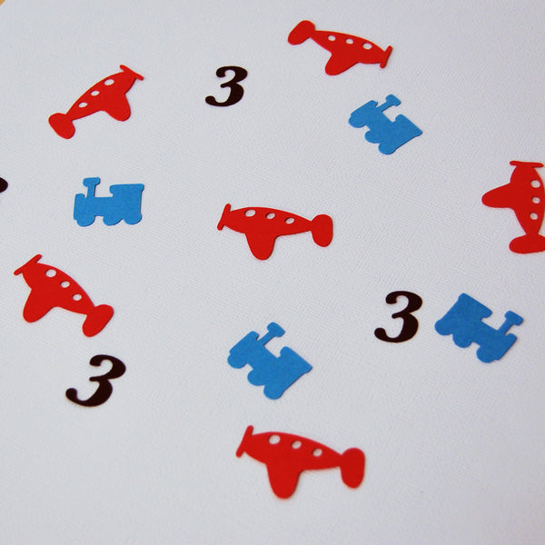 Planes and Trains Confetti
