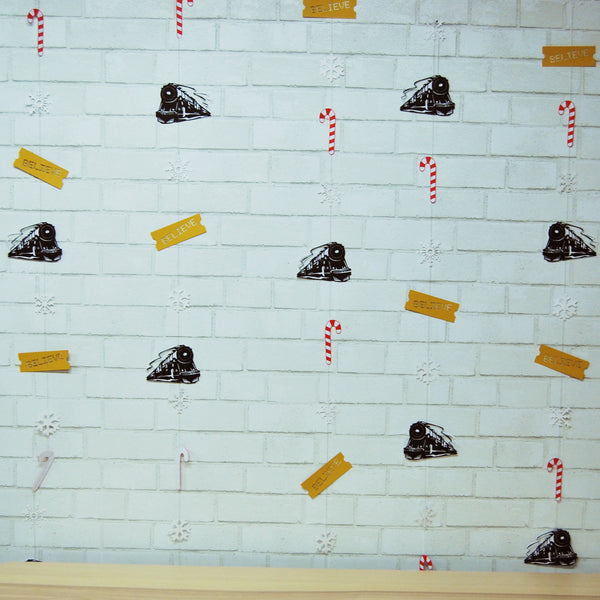 Winter Express Train Garland