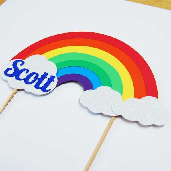 Rainbow Cake Topper