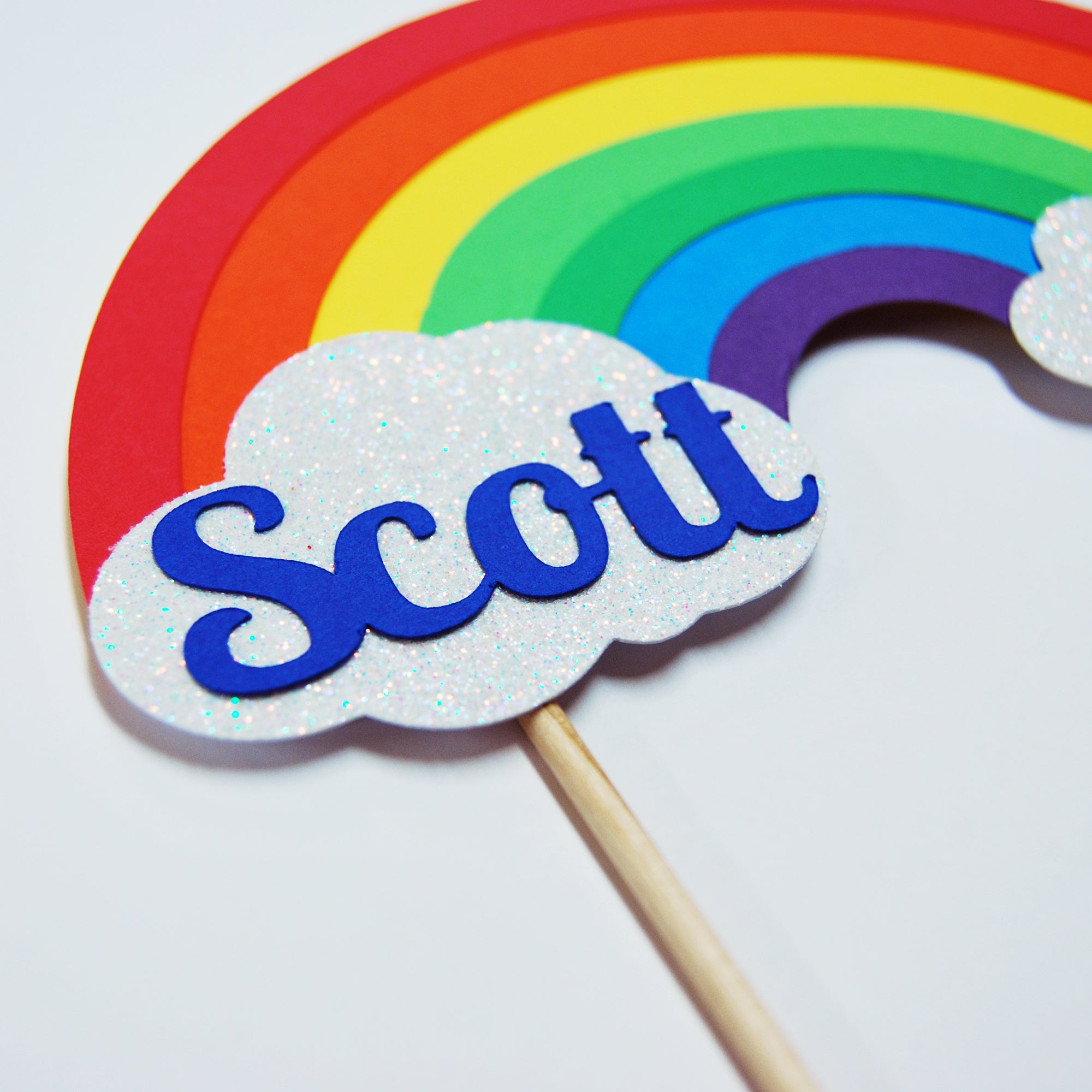 Rainbow Cake Topper PartyAtYourDoor rainbow-cake-topper-partyatyourdoor