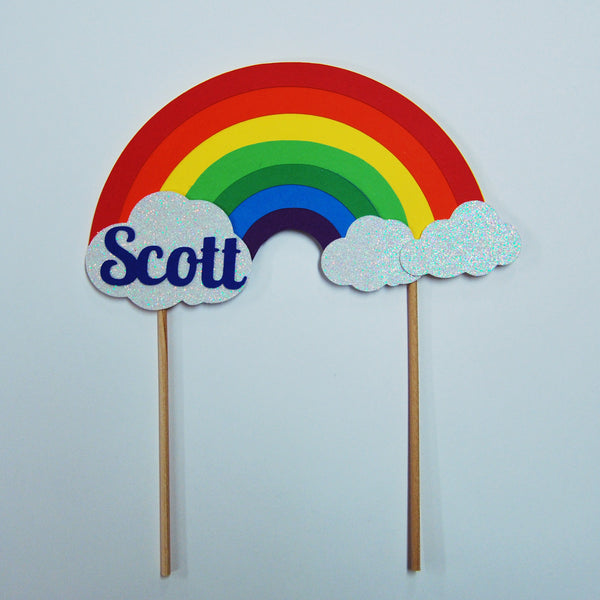 Rainbow Cake Topper