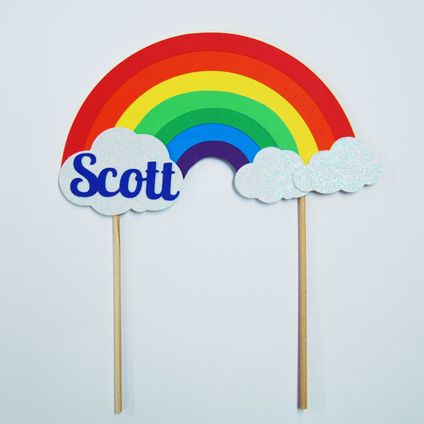 Rainbow Cake Topper