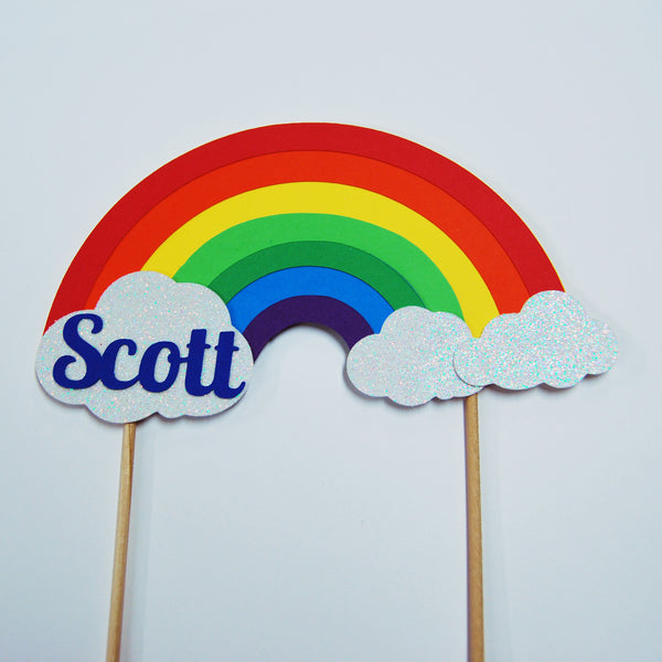 Rainbow Cake Topper