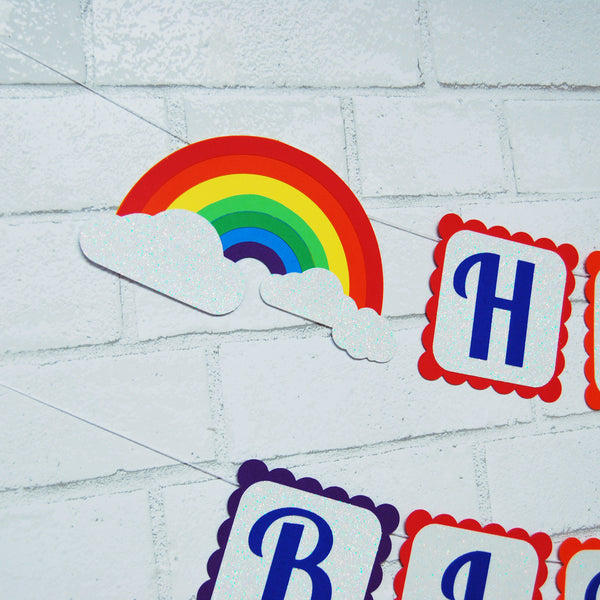 Rainbow Birthday Banner
