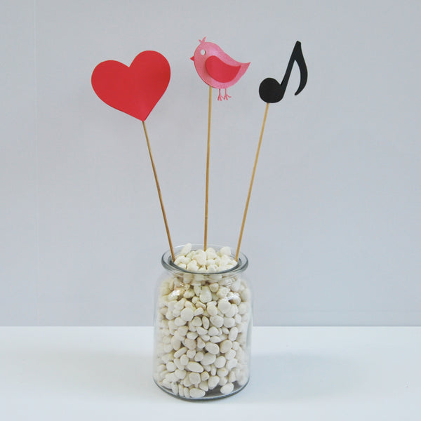 Three Little Birds Reggae Centerpiece