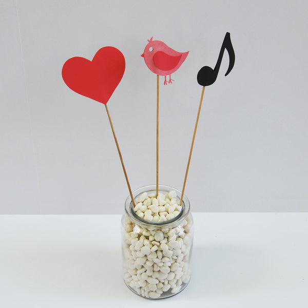 Three Little Birds Reggae Centerpiece