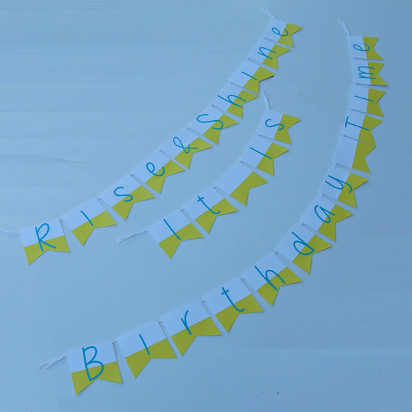 "Rise and Shine It Is Birthday Time" Banner