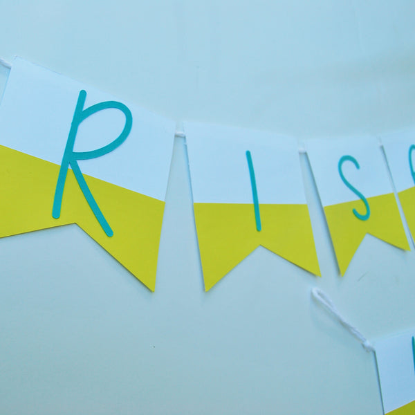 "Rise and Shine It Is Birthday Time" Banner