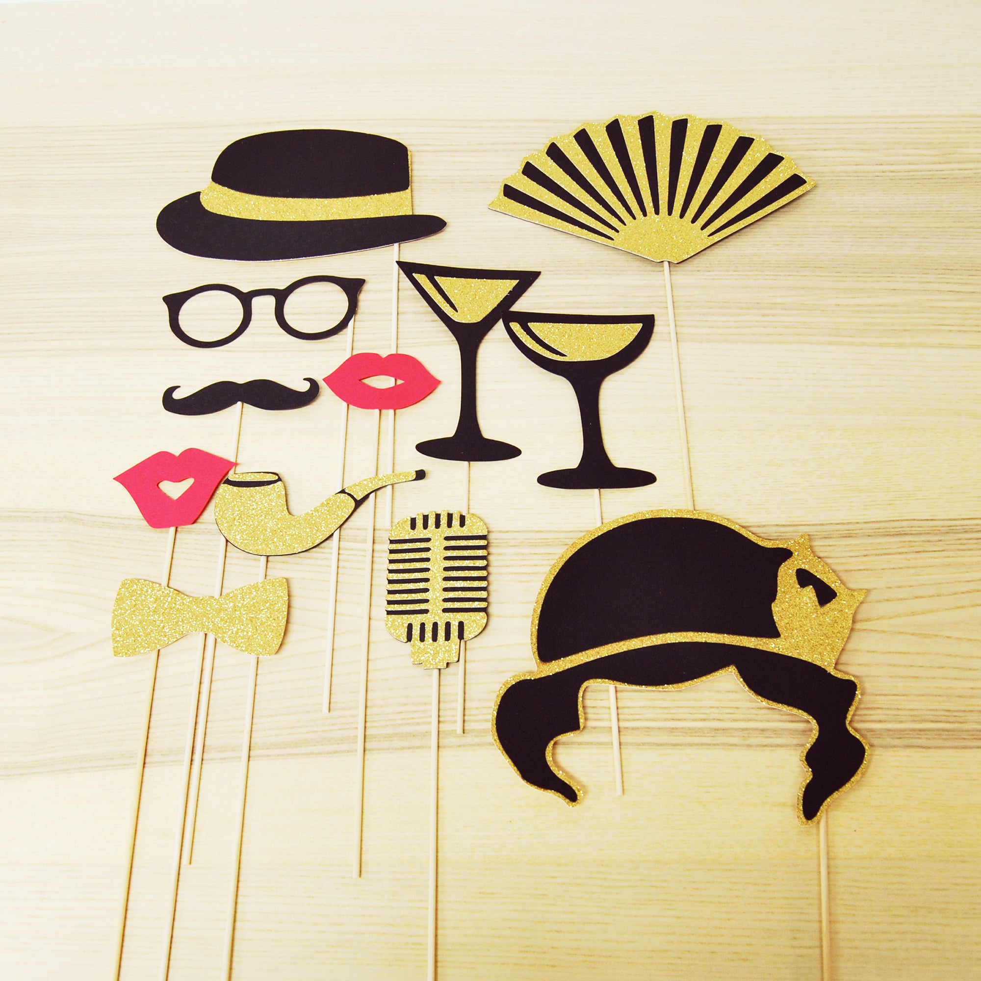 Photo Booth Ropes Roaring Twenties Photo Booth Props – KAAQK