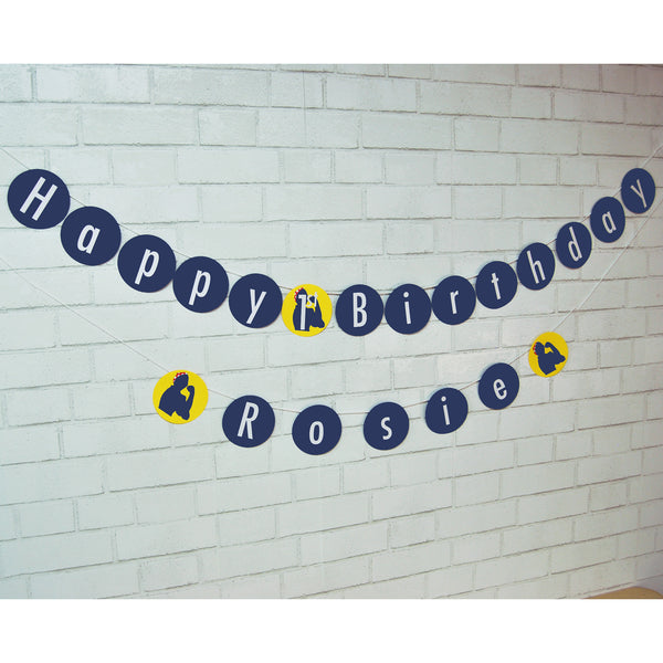 Rosie the Riveter Birthday Banner