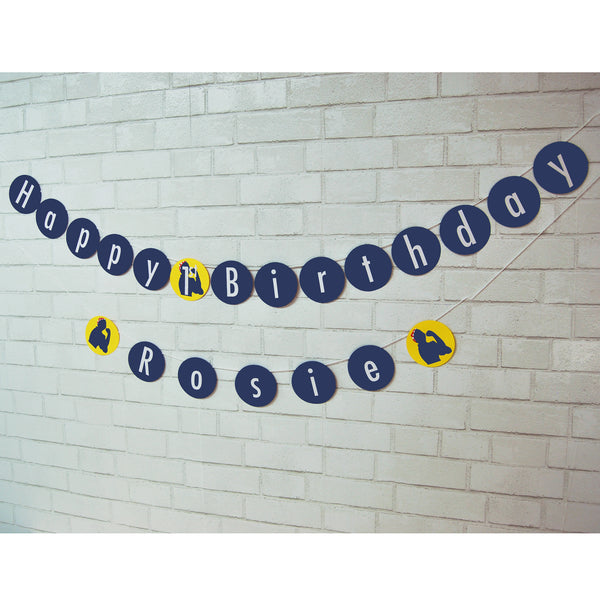 Rosie the Riveter Birthday Banner