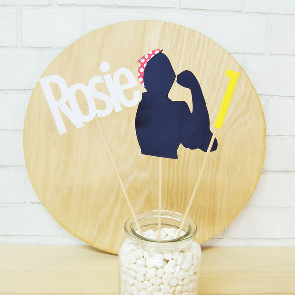 Rosie the Riveter Centerpiece