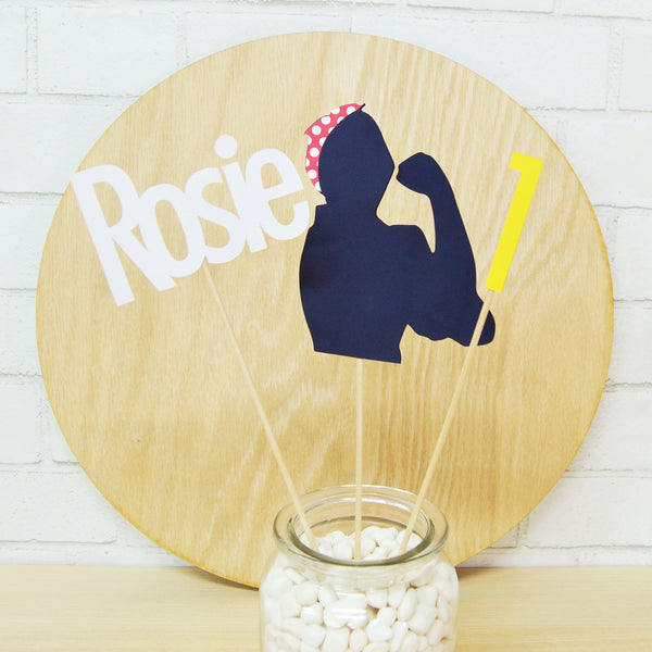 Rosie the Riveter Centerpiece