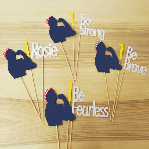 Rosie the Riveter Centerpiece