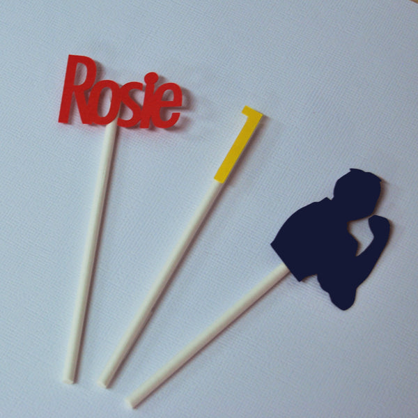 Rosie the Riveter Cupcake Toppers