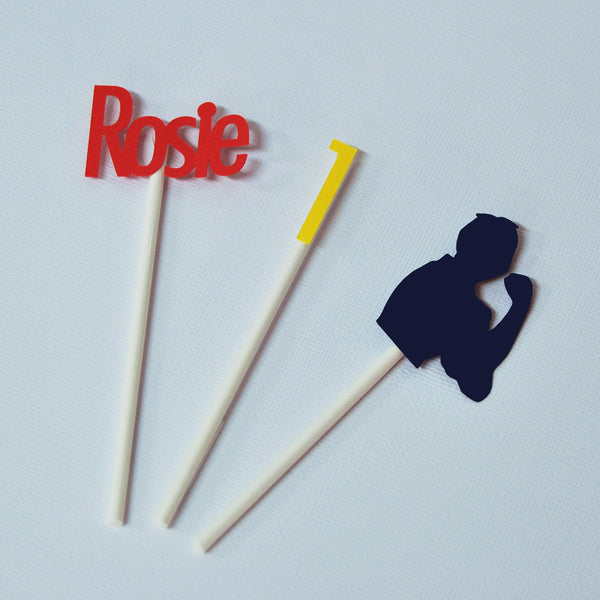 Rosie the Riveter Cupcake Toppers