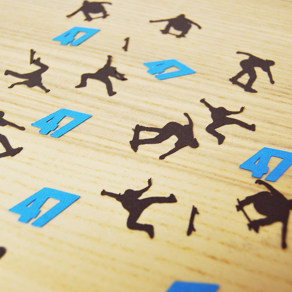 Skateboard Confetti