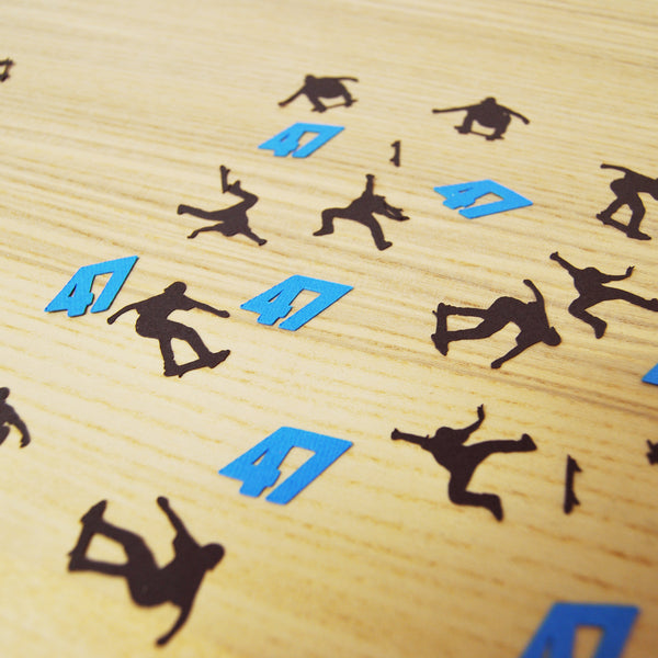 Skateboard Confetti