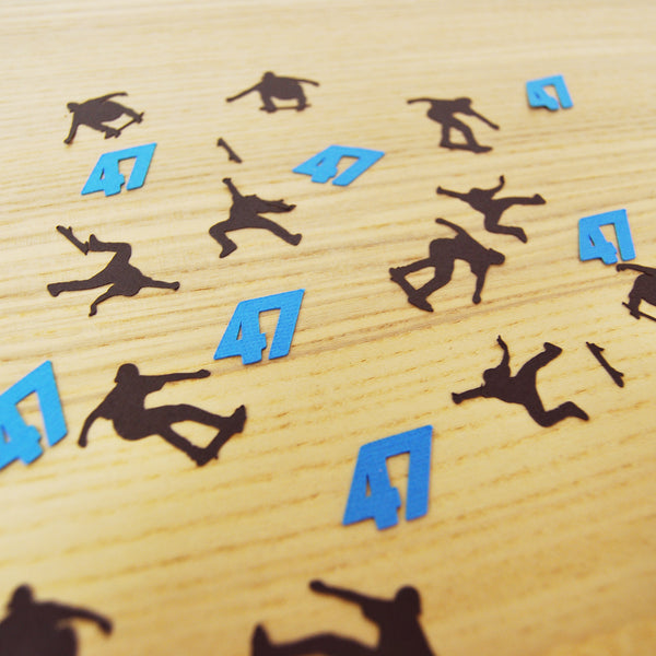 Skateboard Confetti
