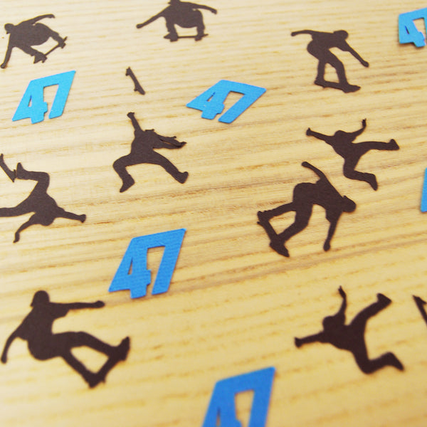 Skateboard Confetti