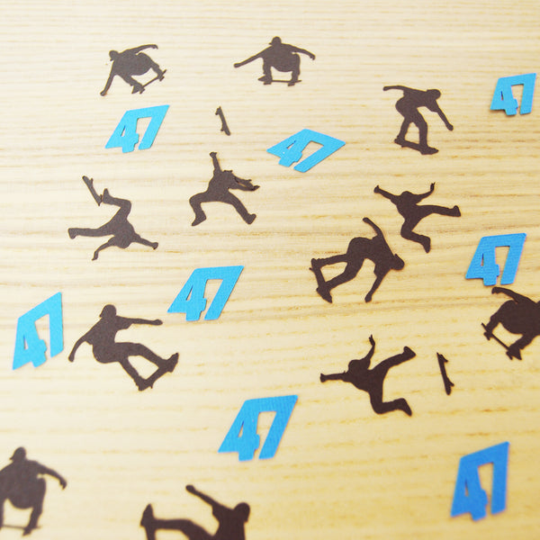 Skateboard Confetti