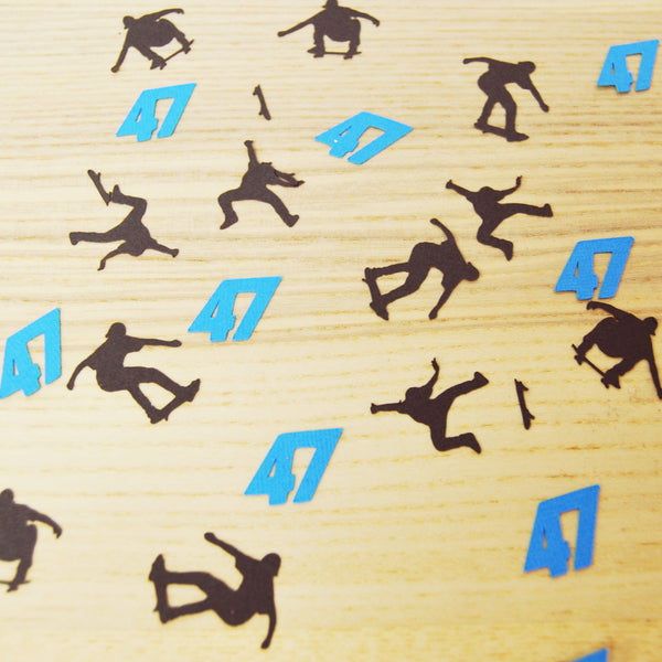 Skateboard Confetti