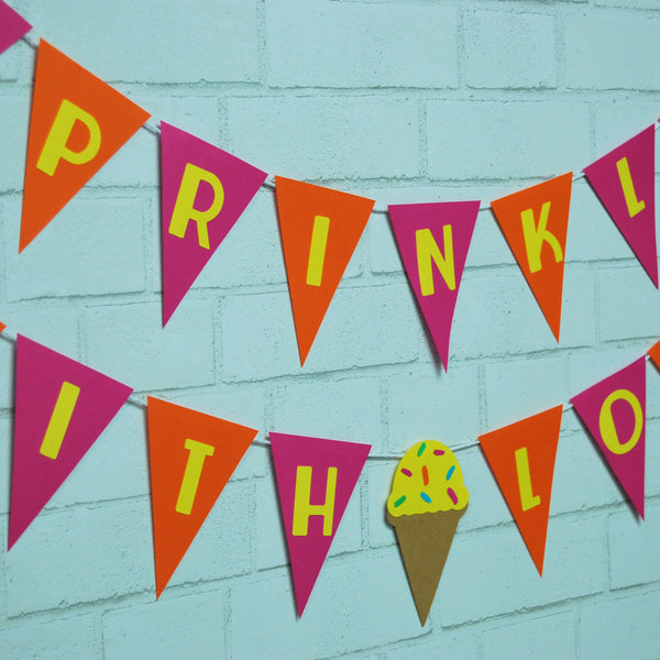 "Sprinkled With Love" Banner