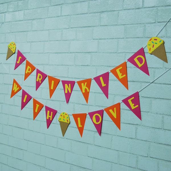 "Sprinkled With Love" Banner