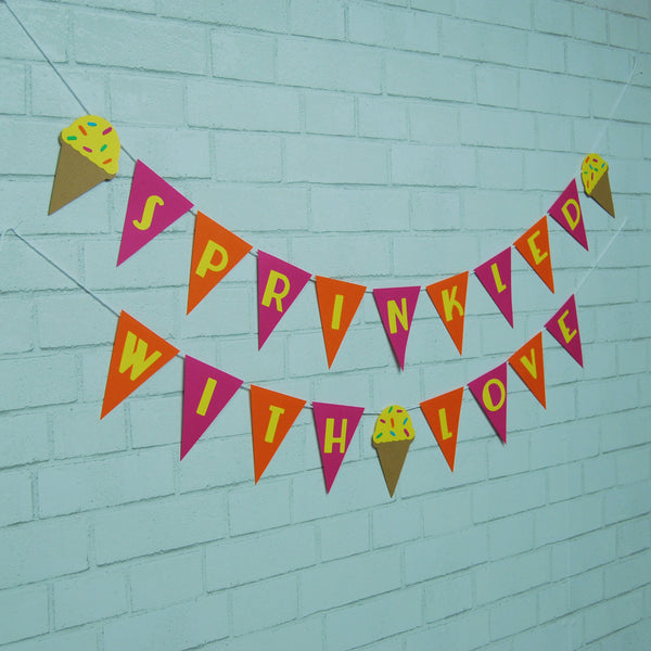 Sprinkled with discount love banner