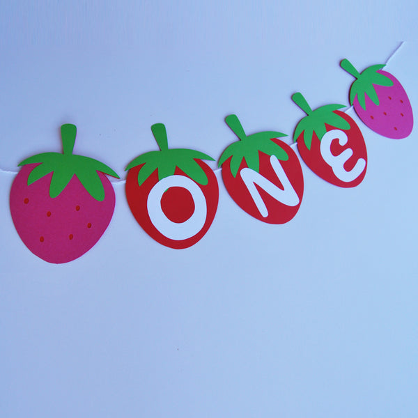 Strawberry High Chair Banner