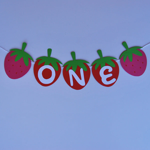 Strawberry High Chair Banner