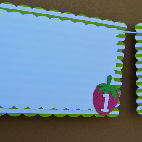 Strawberry Decor, Strawberry Banner – Swanky Party Box