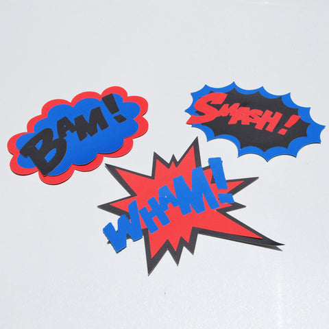 Super Hero Party Signs