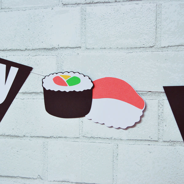 Sushi Birthday Banner