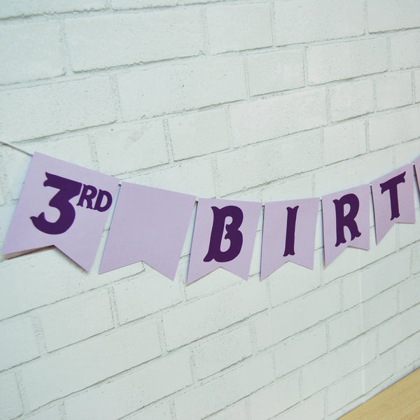Airplane Birthday Banner