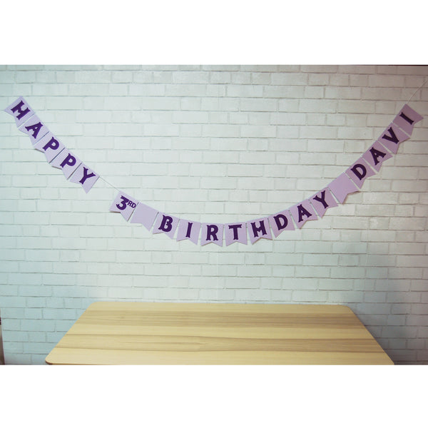 Airplane Birthday Banner