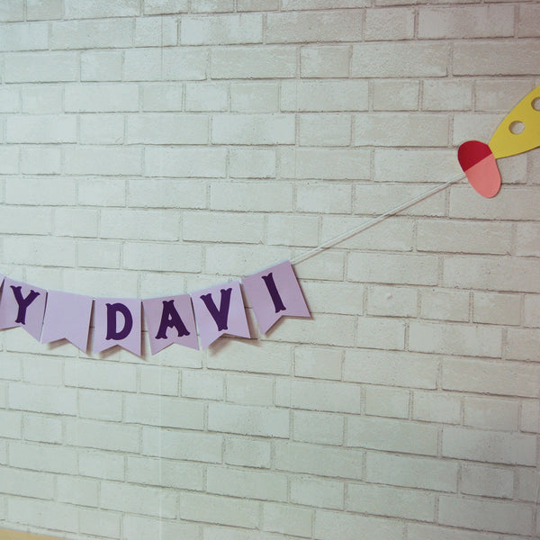 Airplane Birthday Banner