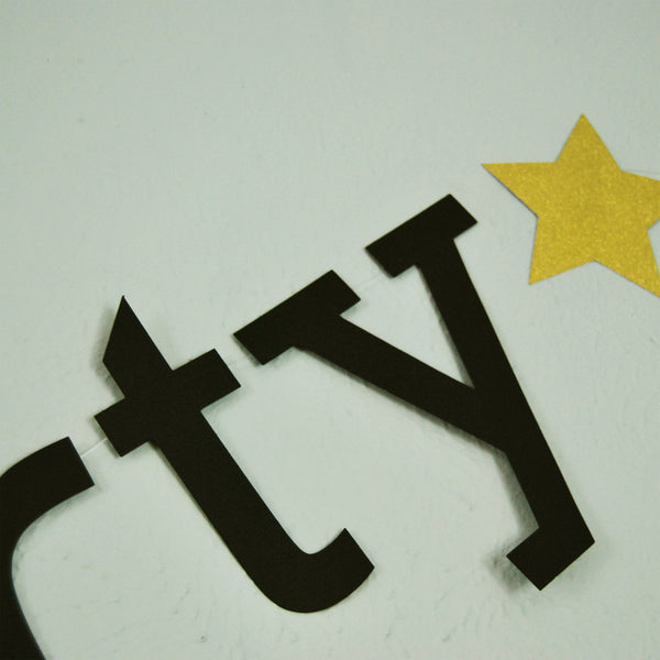 New Year's Eve "Tonight We Party" Banner