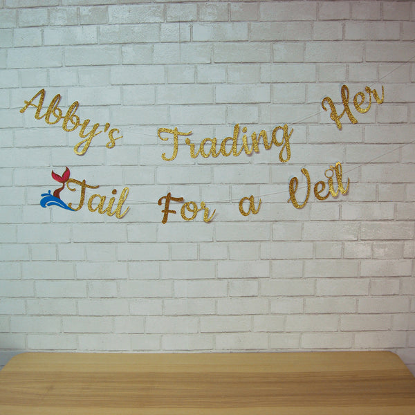 Trading Her Tail For a Veil Engagement Banner