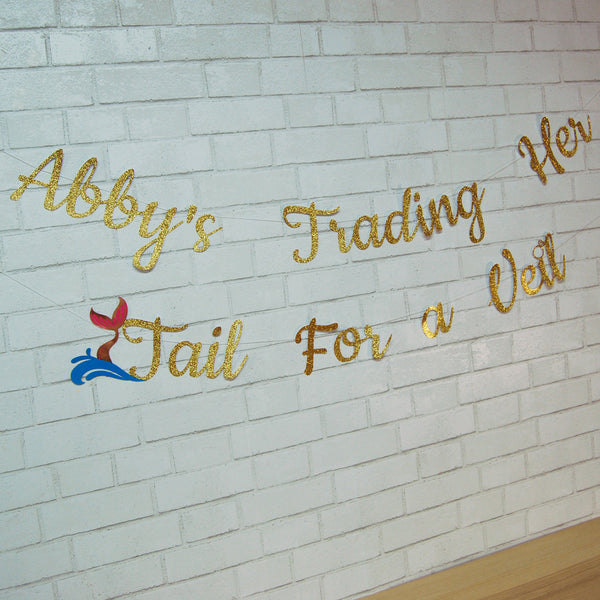 Trading Her Tail For a Veil Engagement Banner