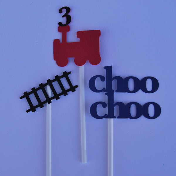 Train Cupcake Toppers