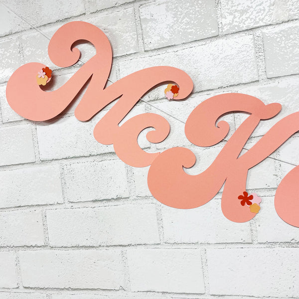 Two Groovy Birthday Banner