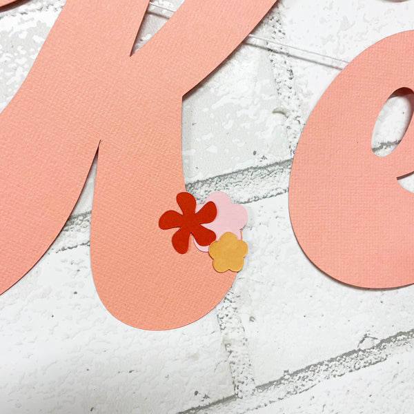 Two Groovy Birthday Banner