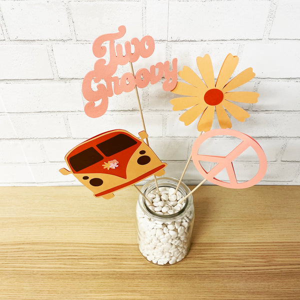 Two Groovy Centerpiece