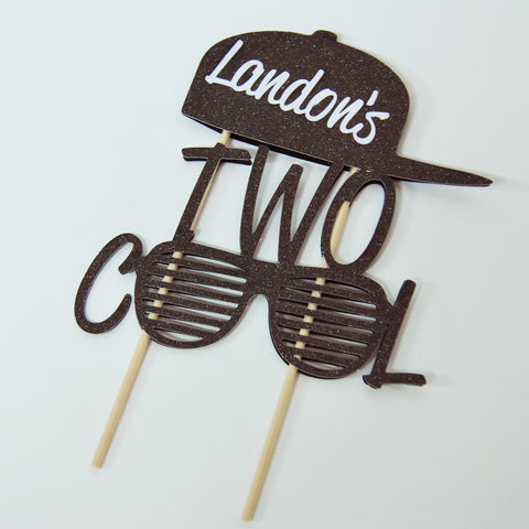 Two Cool Cake Topper