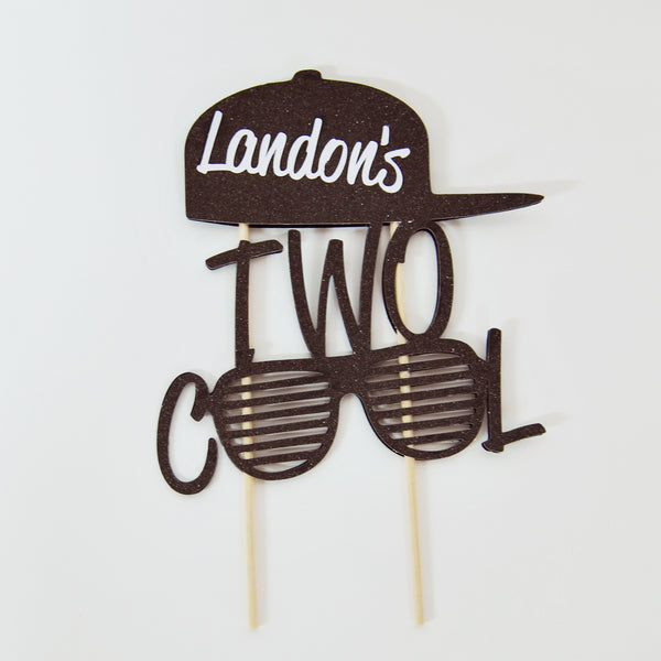 Two Cool Cake Topper