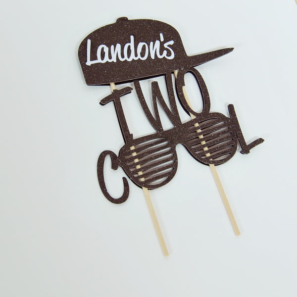Two Cool Cake Topper